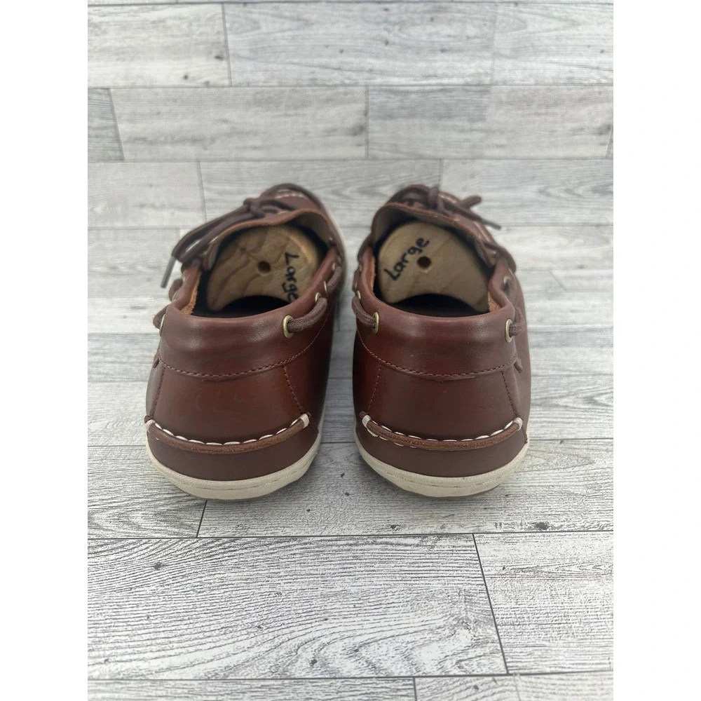 Cole‎ Haan Men Brown Leather Boat Shoes Loafers C22114 Size 12M